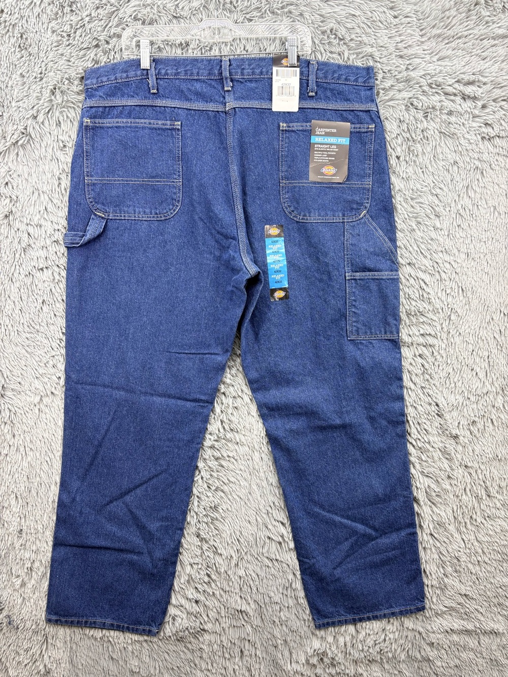 Dickies Carpenter Jeans Mens 42x32 Relaxed Fit Straight Leg Blue
Workwear NWT